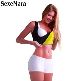 2017 New Sexy Shaper Shirt Women Neoprene Slimming Shaper Hot Shapers Shirt  Redu Tops Chest Abdomen Bodysuit Vest 8HQR