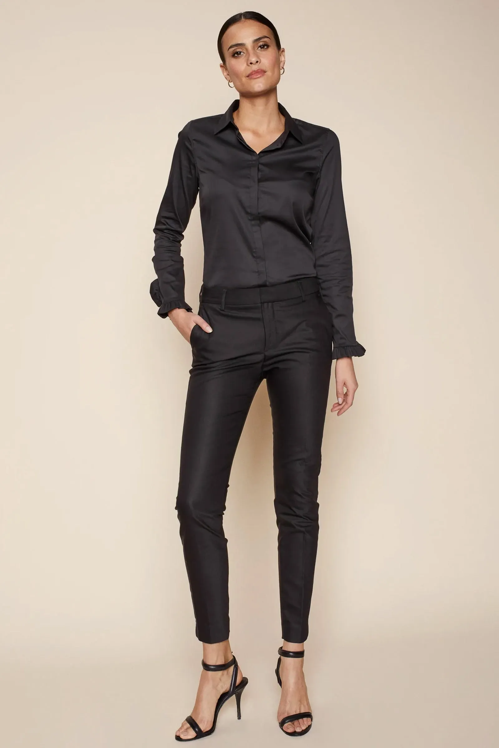 Abbey Night Pant Sustainable | Sort | Bukser fra Mos Mosh