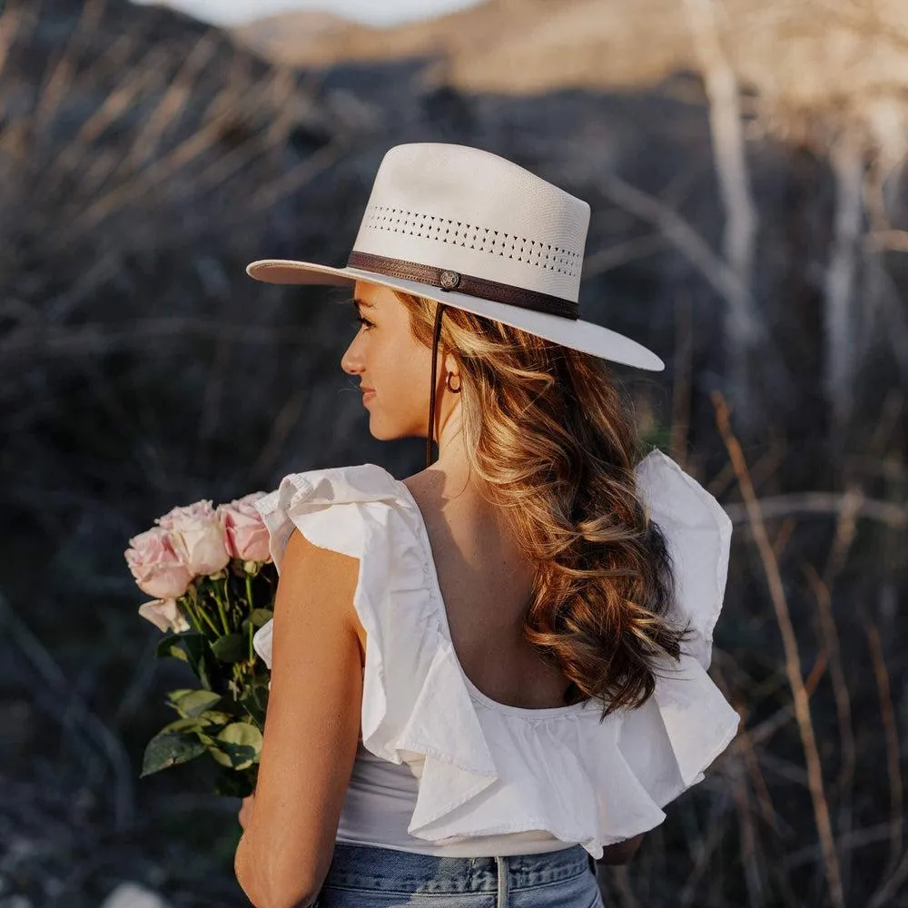 Barcelona | Womens Wide Brim Straw Sun Hat