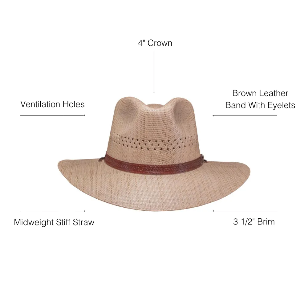 Barcelona | Womens Wide Brim Straw Sun Hat