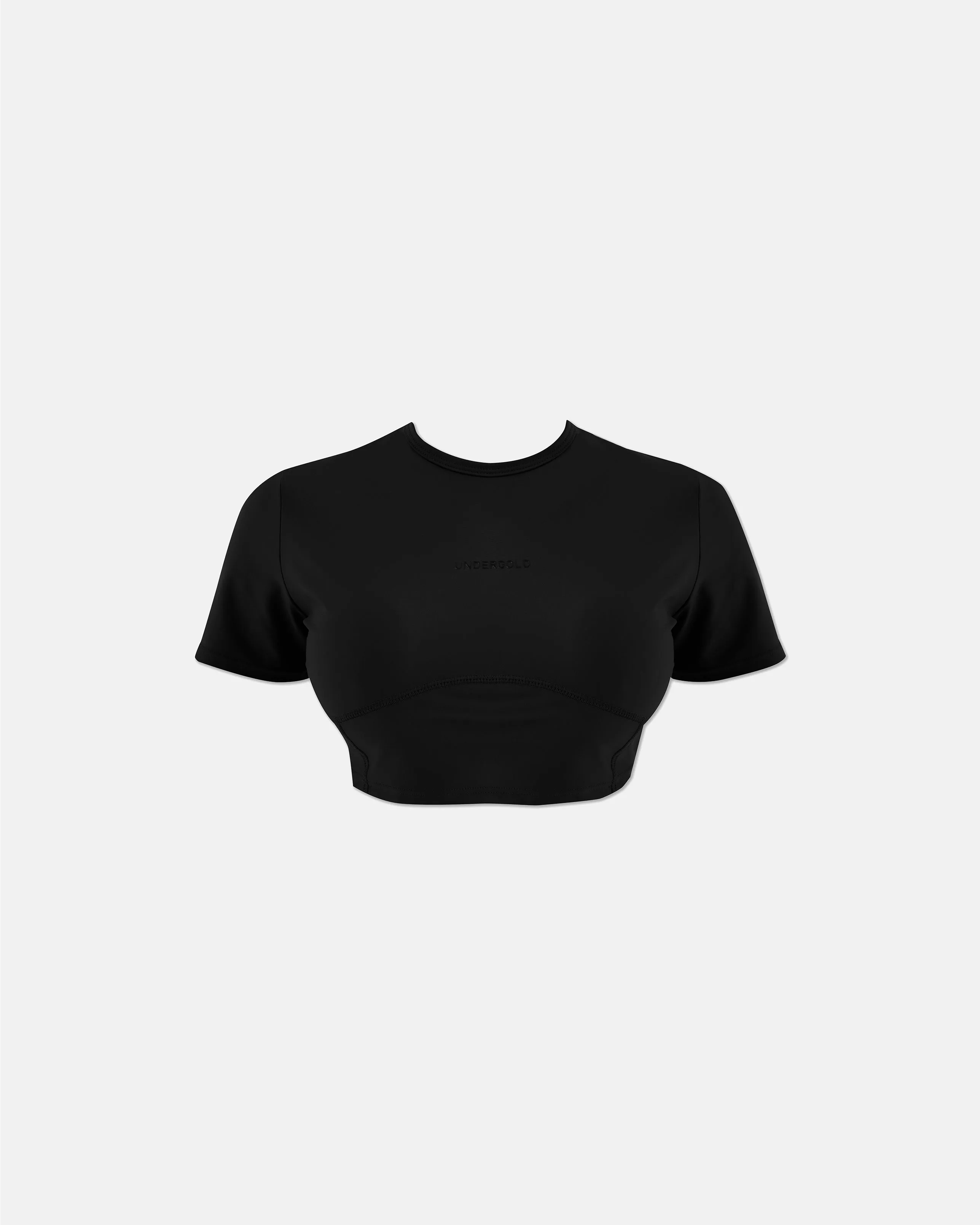 Basics Slim Crop Top Black