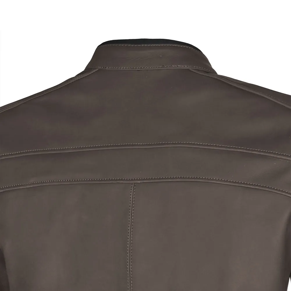 BELA Marlon Motorcycle Touring Leather Jacket Brown