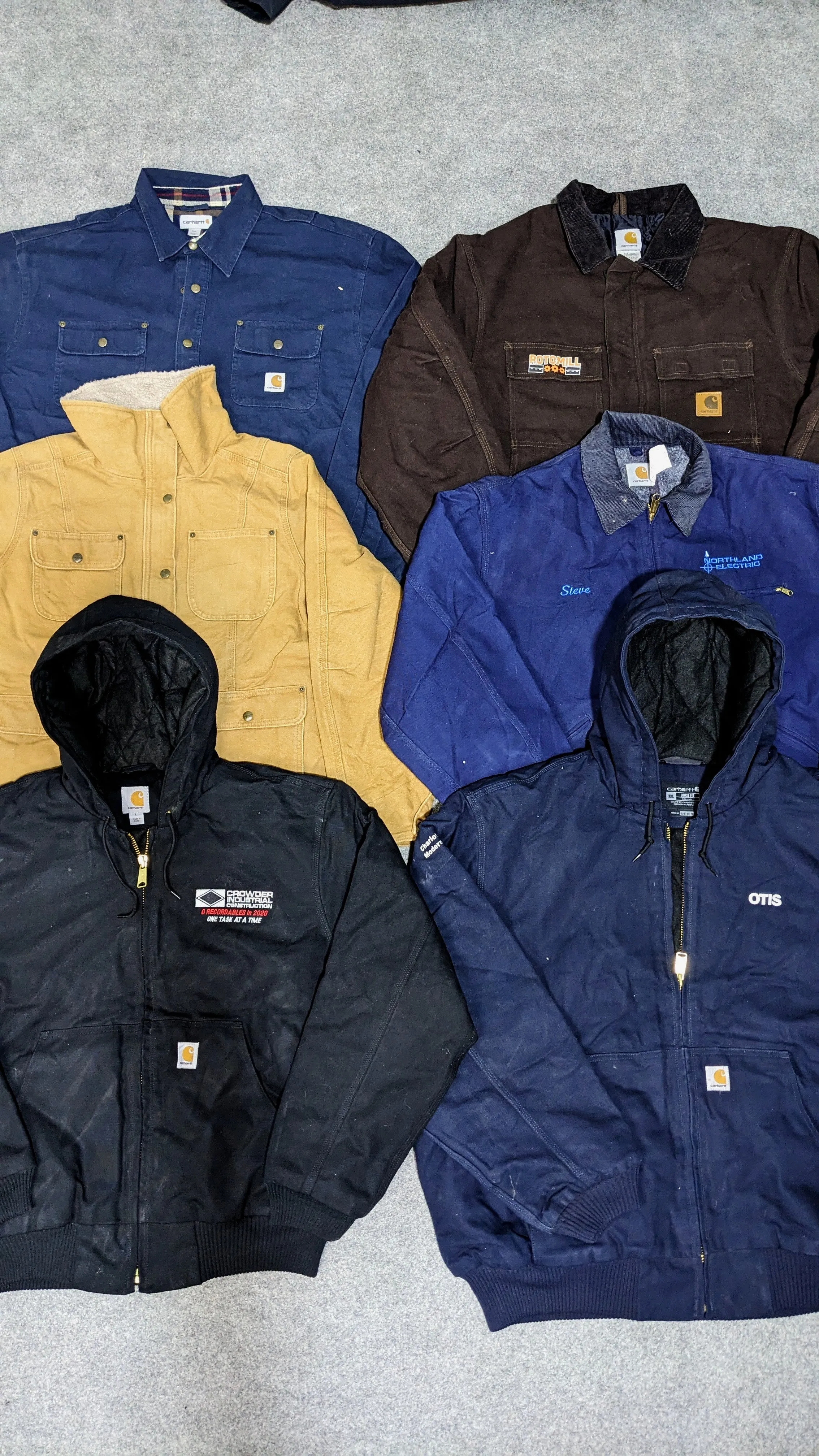 Carhartt Jackets 22 Pcs