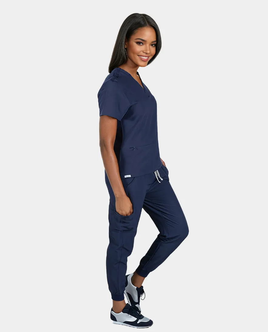 Carolina Cargo 2 Pocket Scrub Top