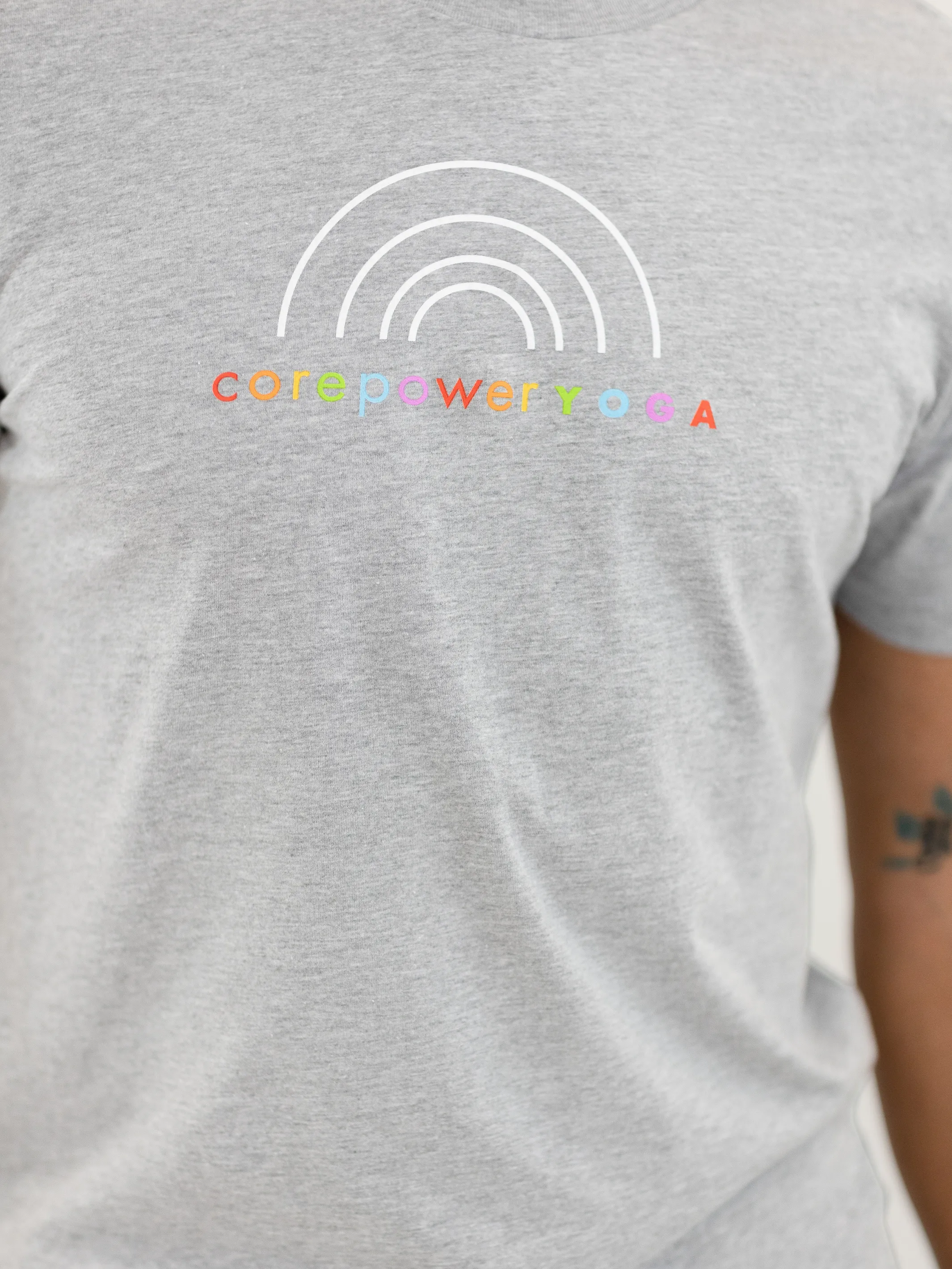 CorePower Yoga Men's Pride Half Glow Tee