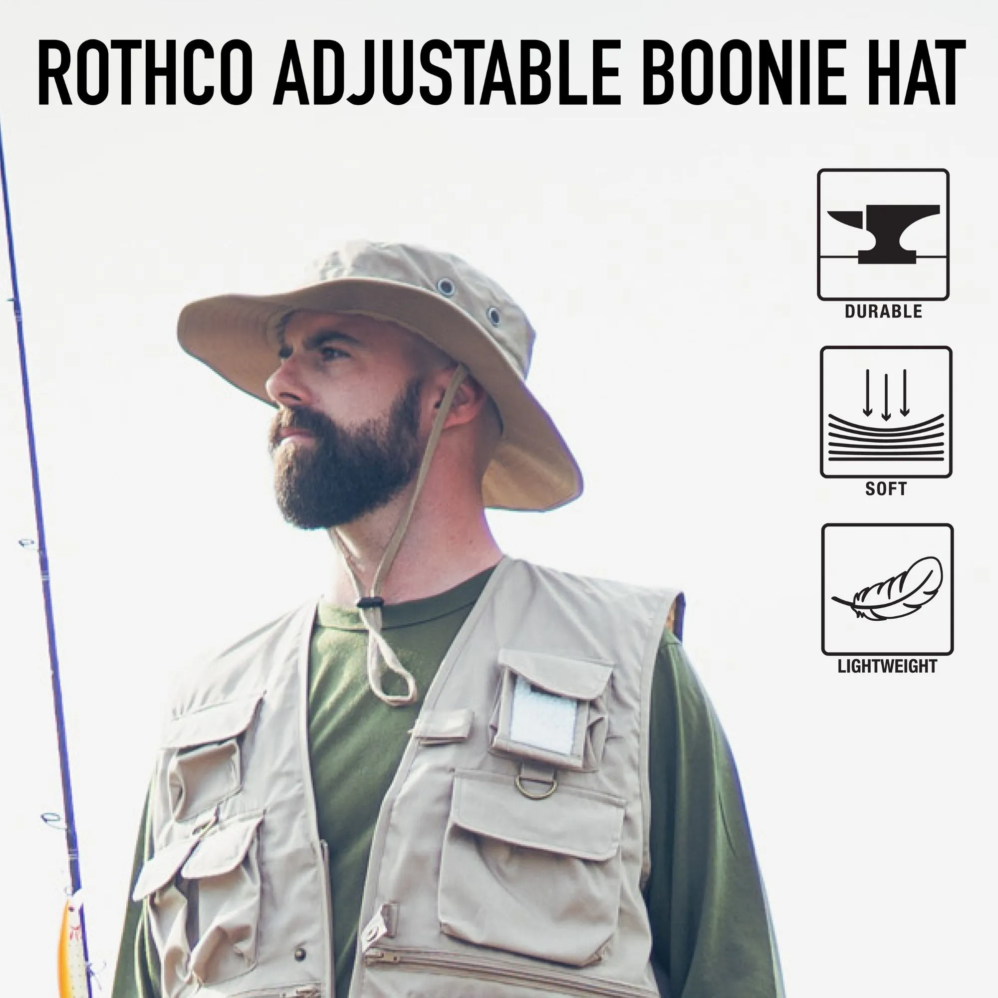 Digital Desert Camouflage - Adjustable Boonie Hat