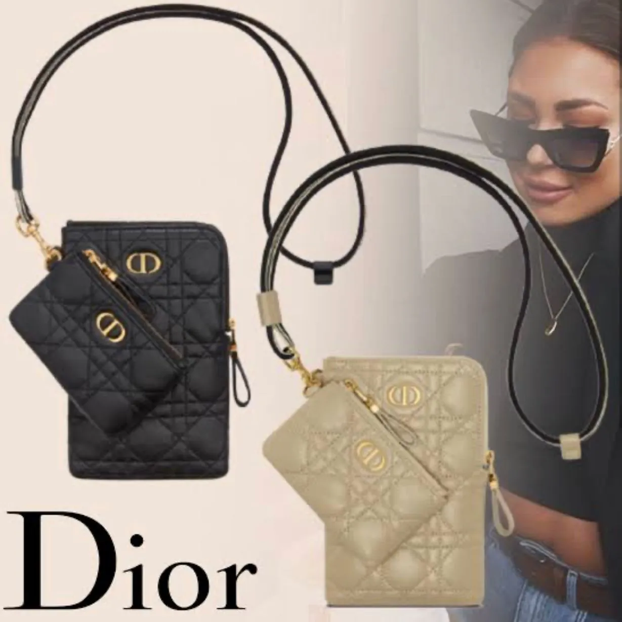 Dior mobile pouch & Wallet