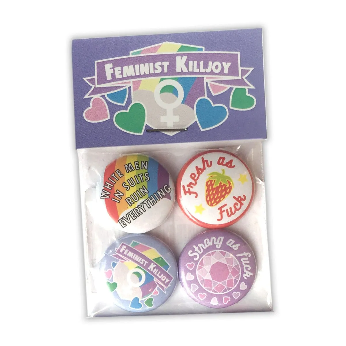 Feminist Killjoy Badges Pack 2