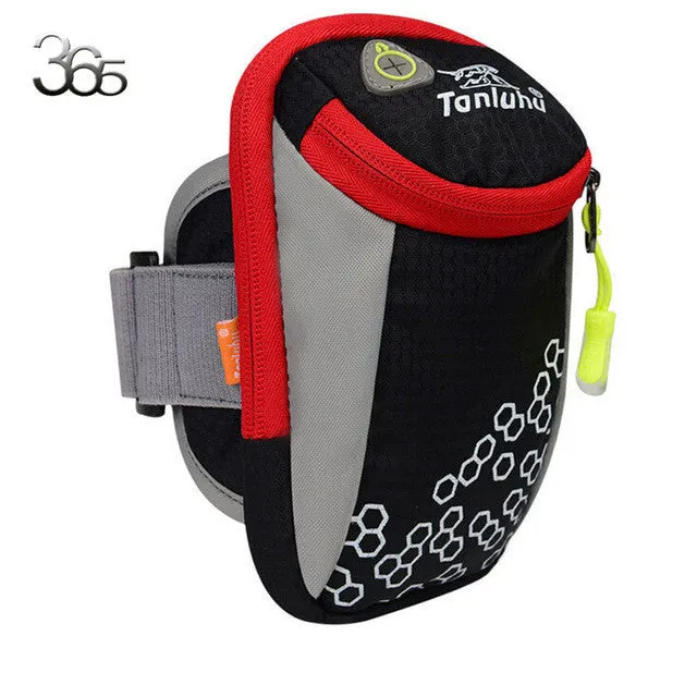 Free Shipping Big  Size:4x9x16cm Nice New Wrist Pouch Cell Phone Nylon Arm Bag Armband Wrist Belt Bag Pack