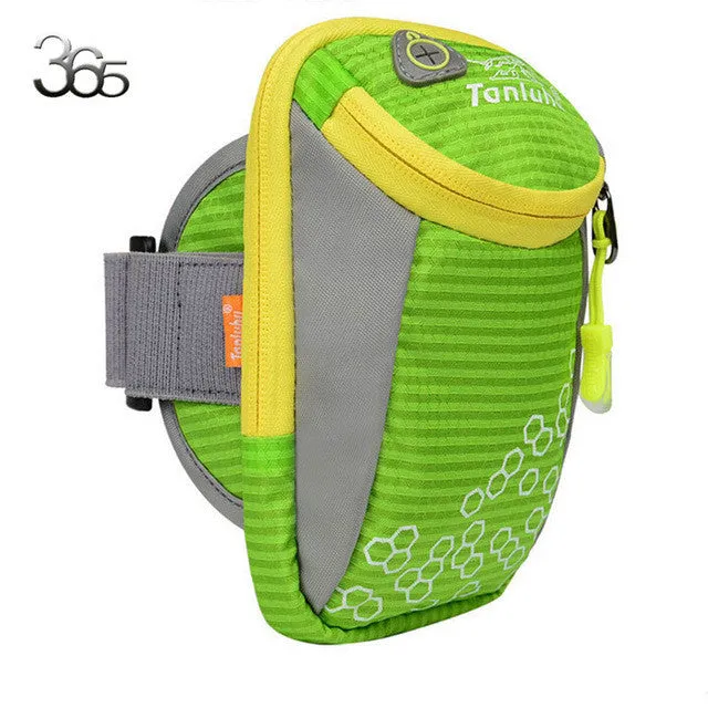 Free Shipping Big  Size:4x9x16cm Nice New Wrist Pouch Cell Phone Nylon Arm Bag Armband Wrist Belt Bag Pack