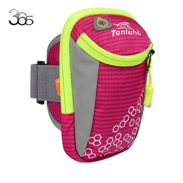 Free Shipping Big  Size:4x9x16cm Nice New Wrist Pouch Cell Phone Nylon Arm Bag Armband Wrist Belt Bag Pack