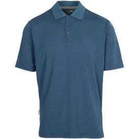 Gedding Men's Quick Dry Polo Shirt in Dark Peacock Marl