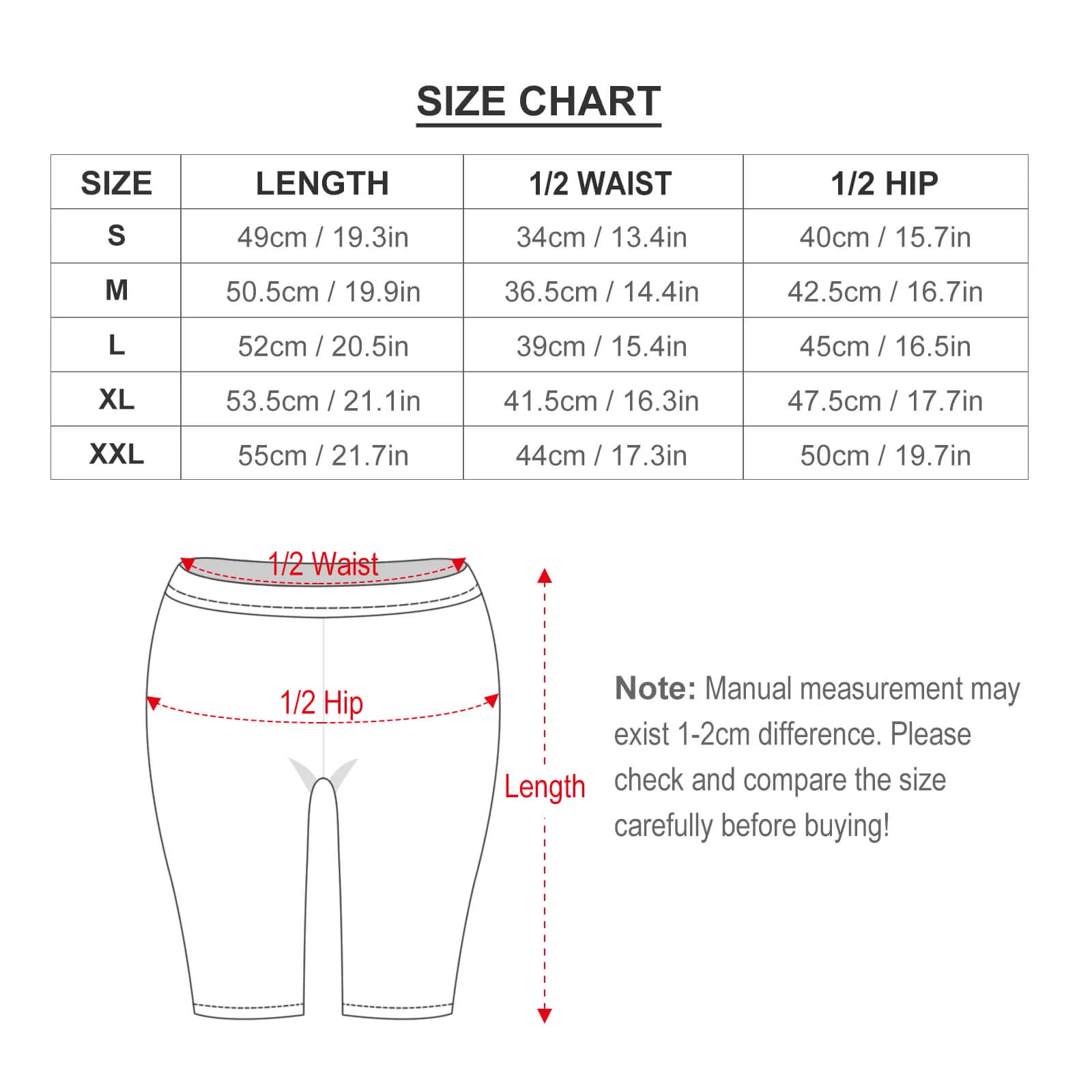 Glitter Park Snacks Women's Knee Length Athletic Yoga Shorts With Pockets