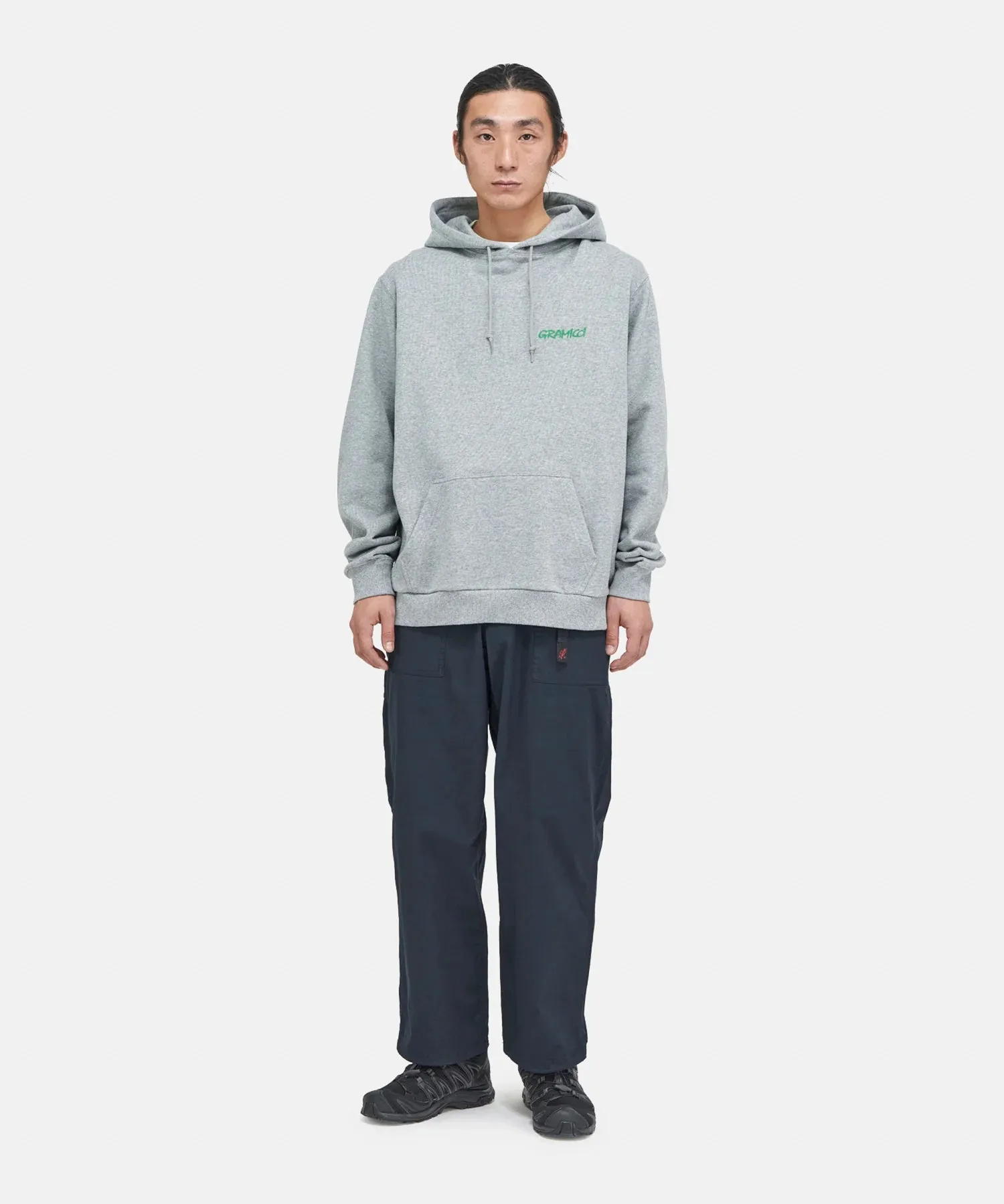 GRAMICCI CARABINER HOODED SWEATSHIRT / HEATHER