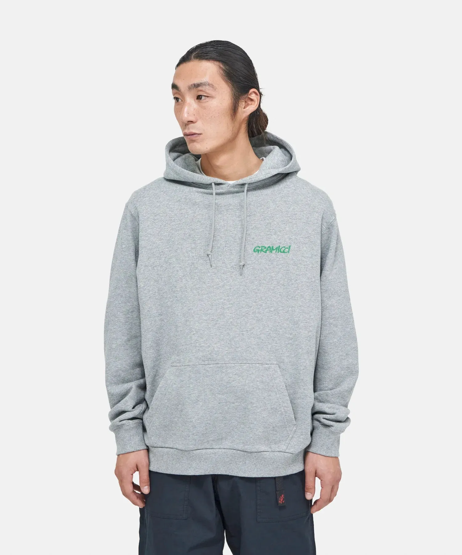 GRAMICCI CARABINER HOODED SWEATSHIRT / HEATHER