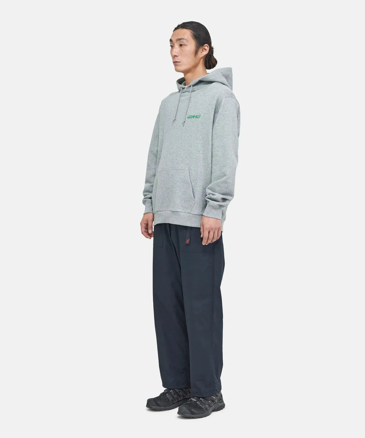 GRAMICCI CARABINER HOODED SWEATSHIRT / HEATHER