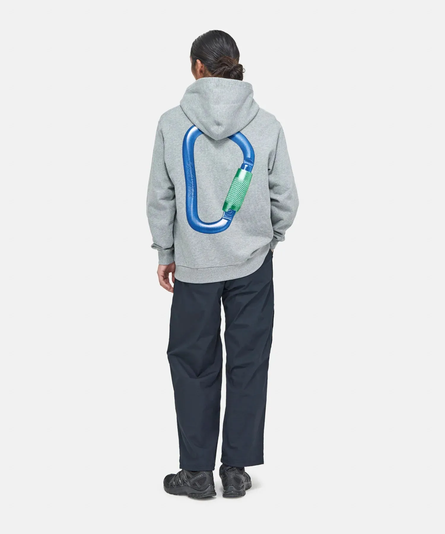 GRAMICCI CARABINER HOODED SWEATSHIRT / HEATHER