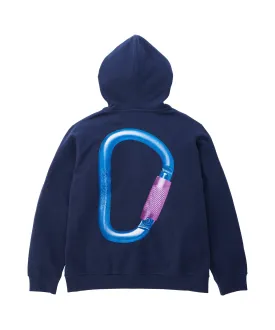 GRAMICCI CARABINER HOODED SWEATSHIRT / NAVY