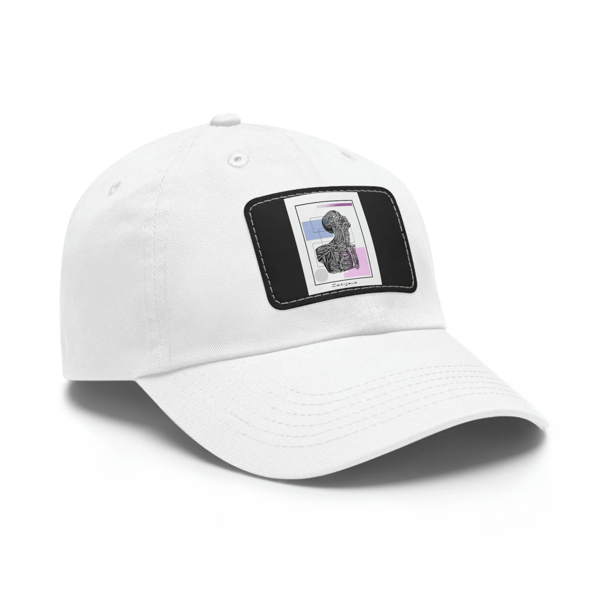 Half body Dad Hat with Leather Patch by Insignia