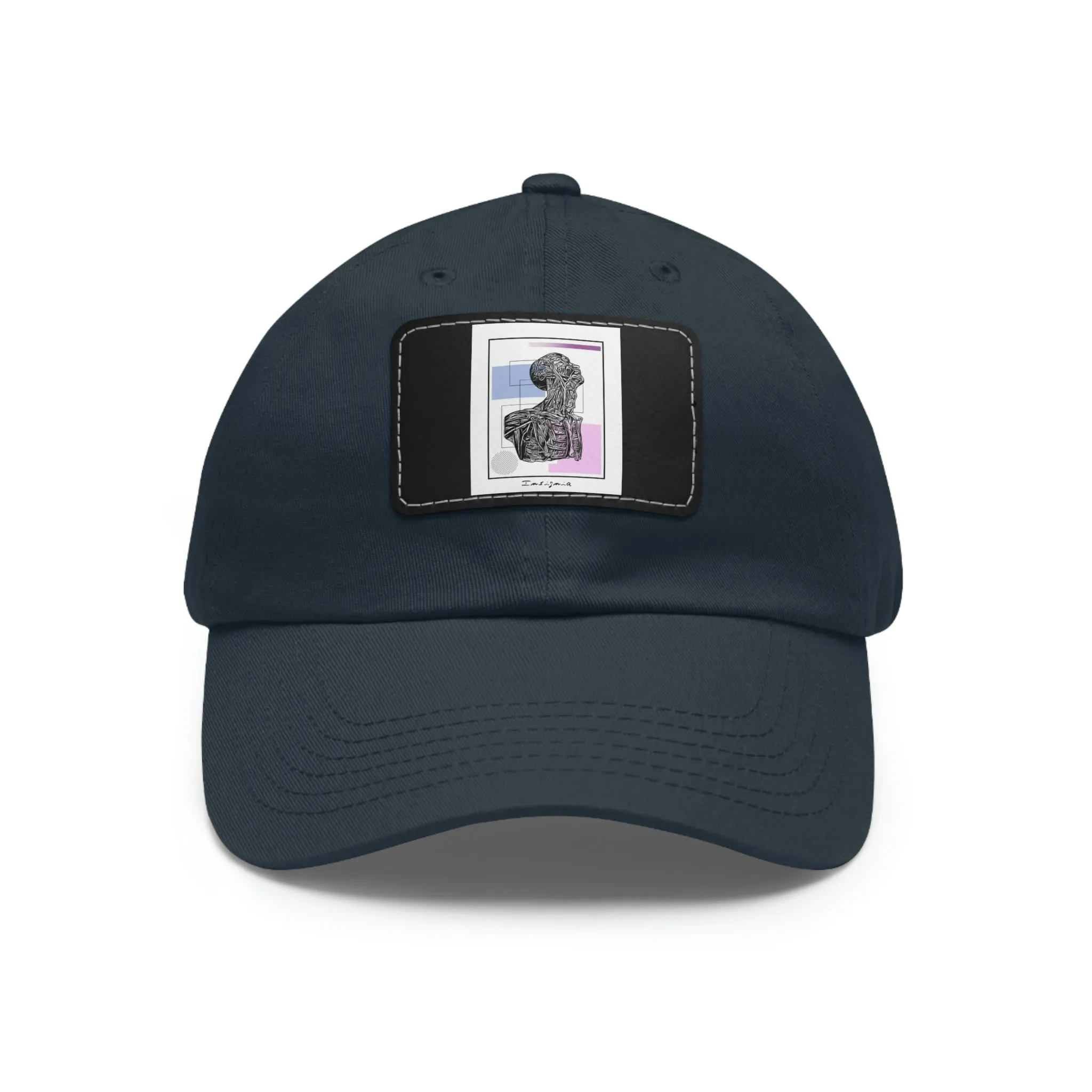 Half body Dad Hat with Leather Patch by Insignia