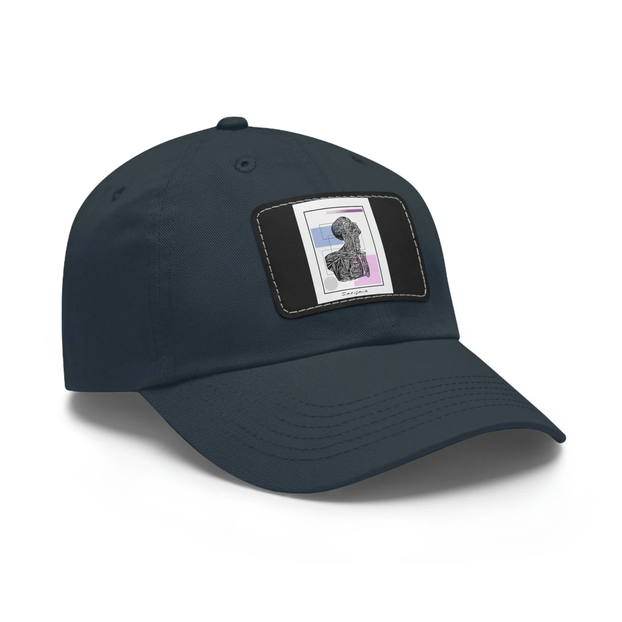 Half body Dad Hat with Leather Patch by Insignia