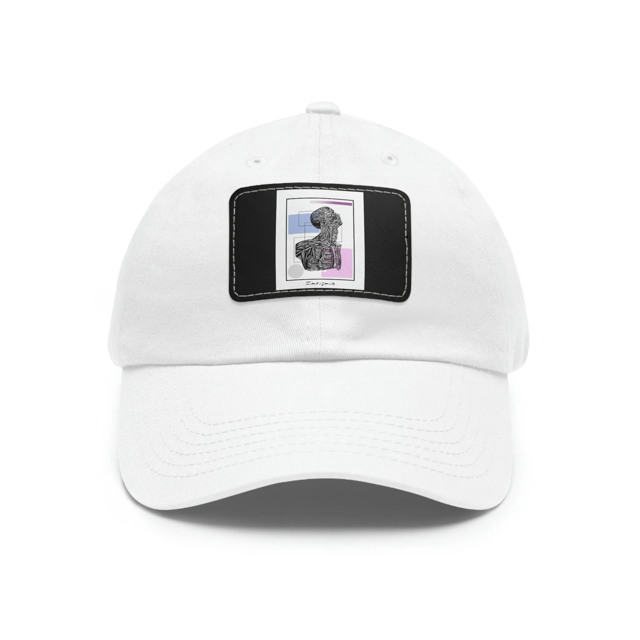 Half body Dad Hat with Leather Patch by Insignia