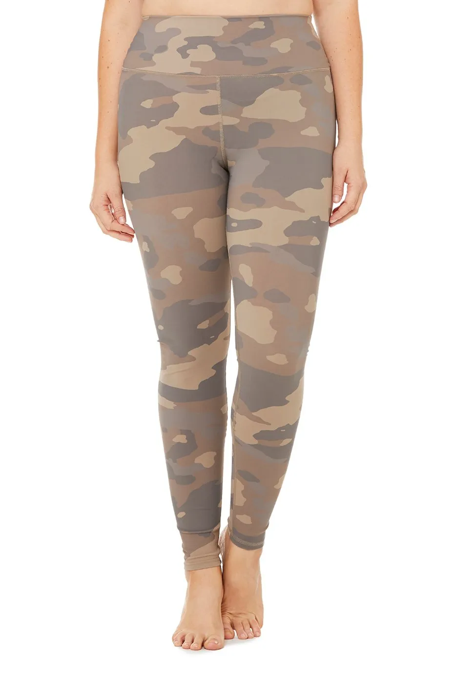 High-Waist Camo Vapor Legging - Putty Camouflage