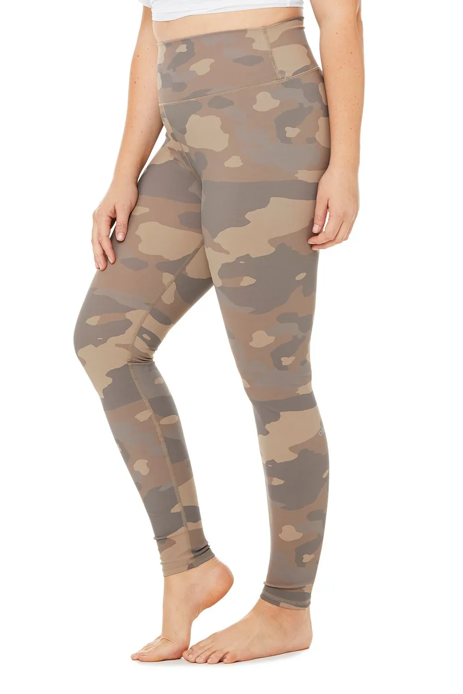 High-Waist Camo Vapor Legging - Putty Camouflage