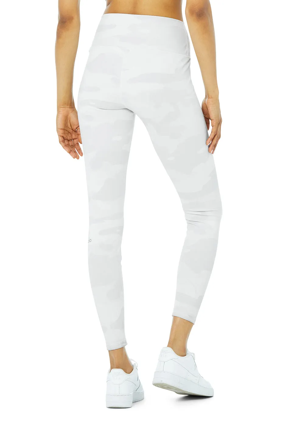 High-Waist Camo Vapor Legging - White Camouflage