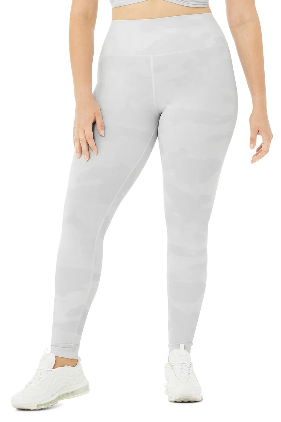 High-Waist Camo Vapor Legging - White Camouflage