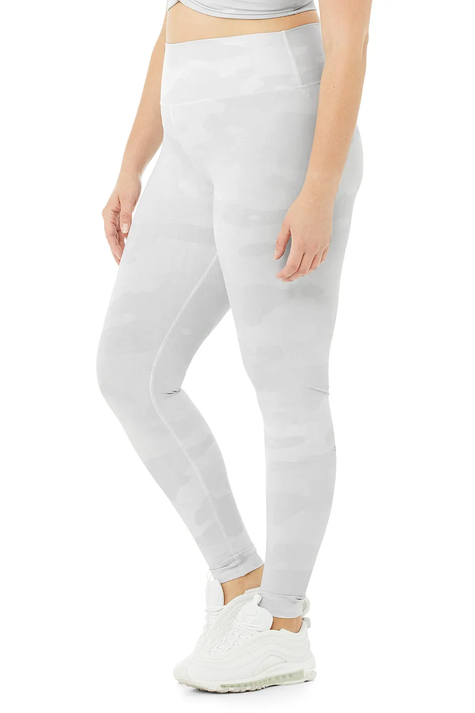 High-Waist Camo Vapor Legging - White Camouflage