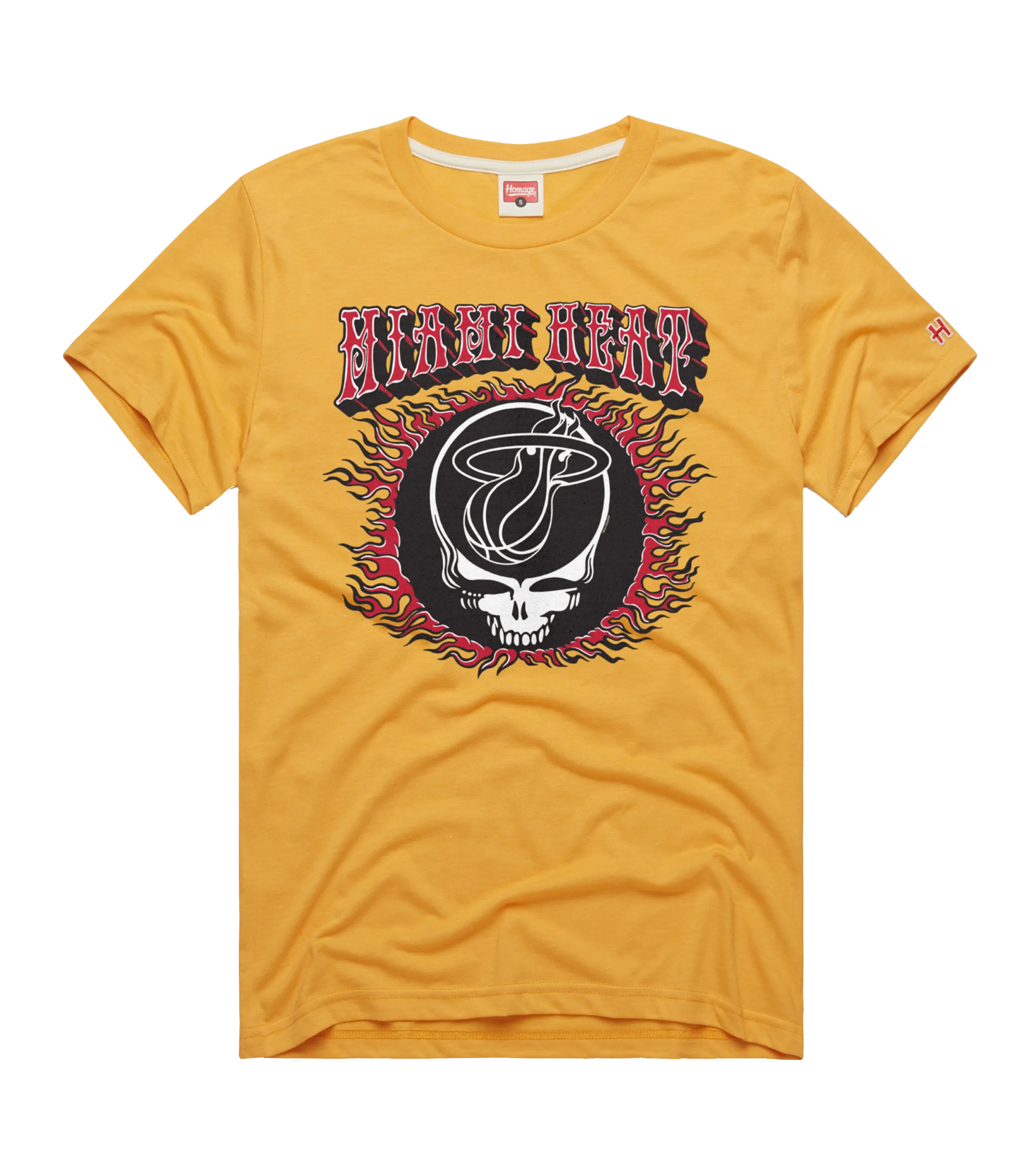 Homage Miami HEAT Grateful Dead Skull Tee