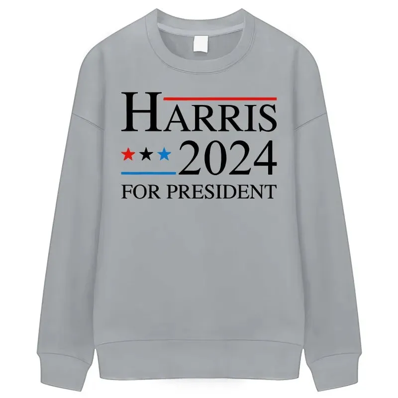 Kamala Harris 2024 for President Election Campaign Sweatshirt, Kamala Harris for President 2024 Sweatshirt