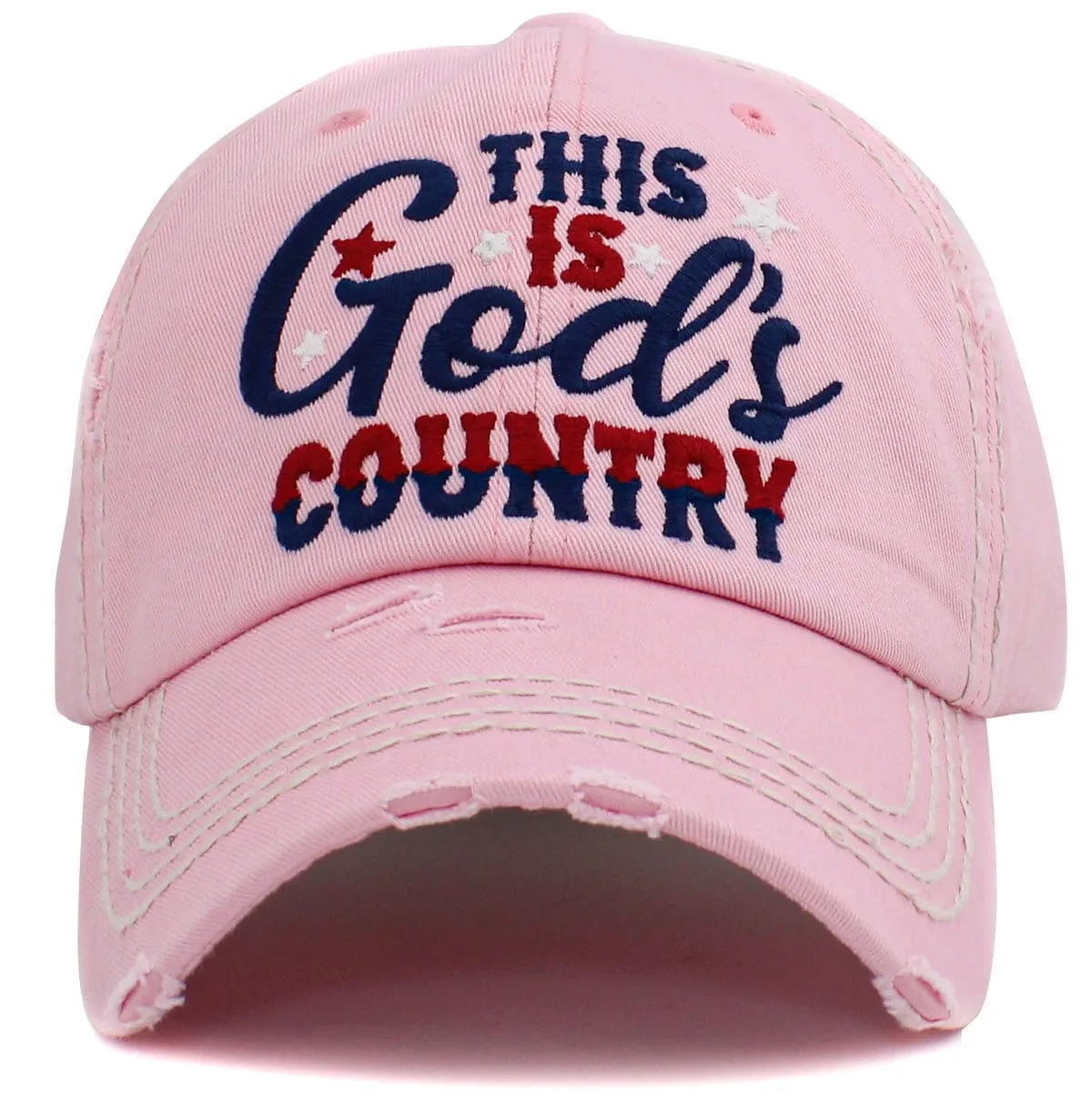 KBV1440 "This is God's Country" Washed Vintage Ballcap