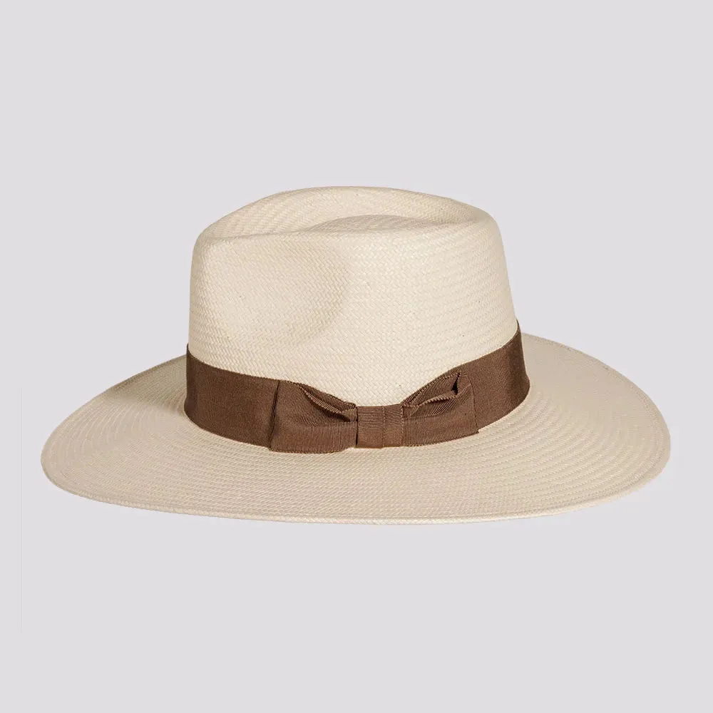 Lennox | Mens Glazed Toyo Straw Outback Wide Brim Sun Hat