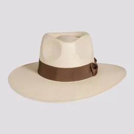 Lennox | Mens Glazed Toyo Straw Outback Wide Brim Sun Hat