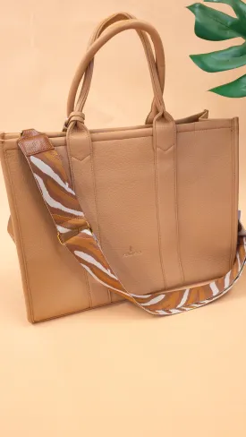 Lola Bag Strap- Brown