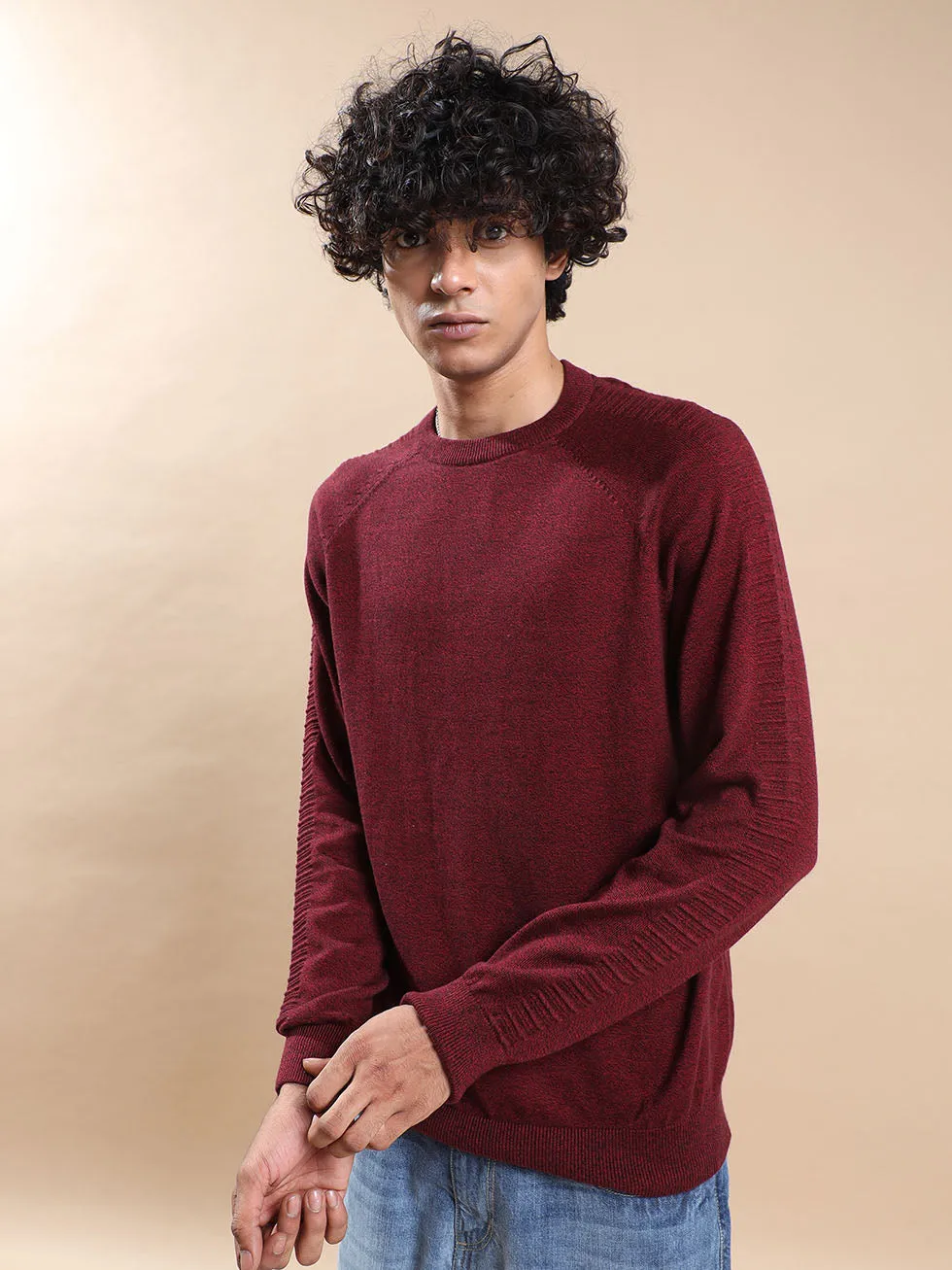 Men's Red/Black Sweater