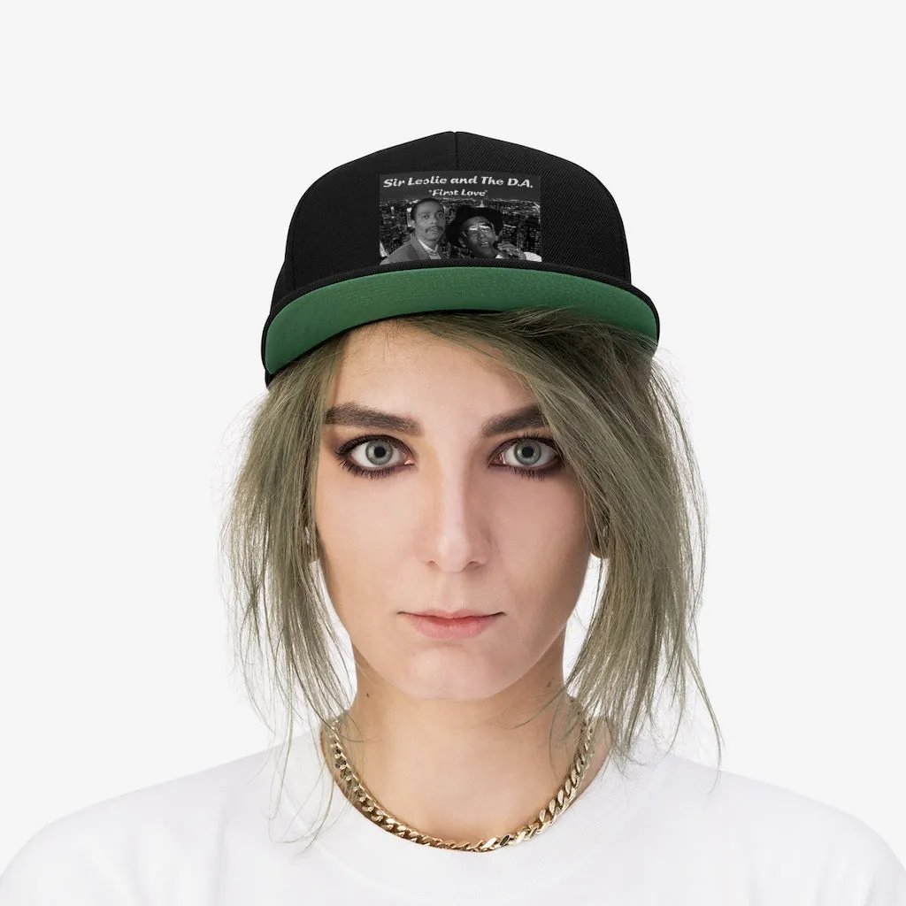 M.U.S.I.C. World HQ  Unisex Flat Bill Hat