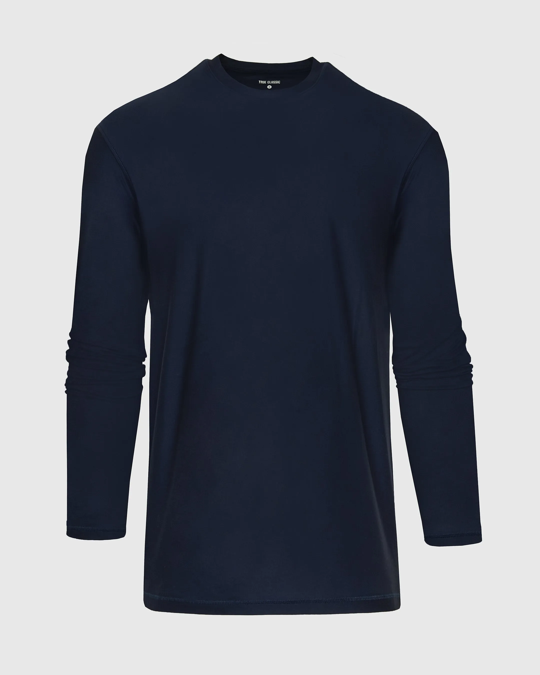 Navy Long Sleeve Tall Active Crew