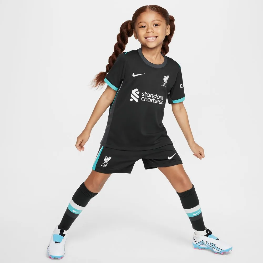 Nike Liverpool 2024/25 Little Kids Away Mini Kit