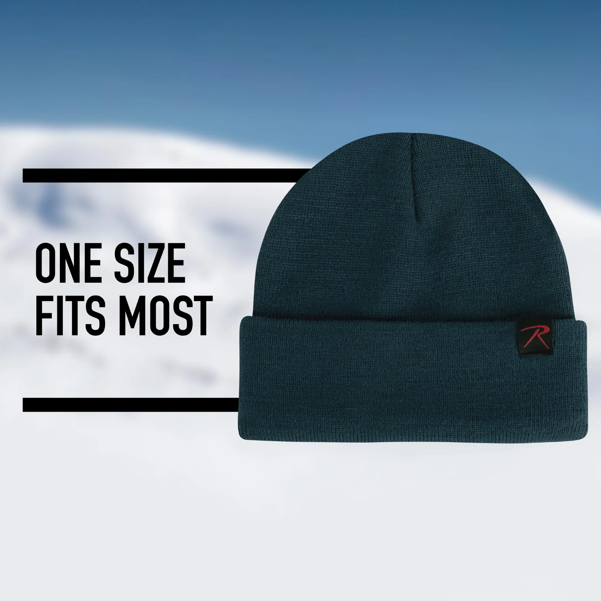 Ranger Green - Military Deluxe Fine Knit Watch Cap - Acrylic