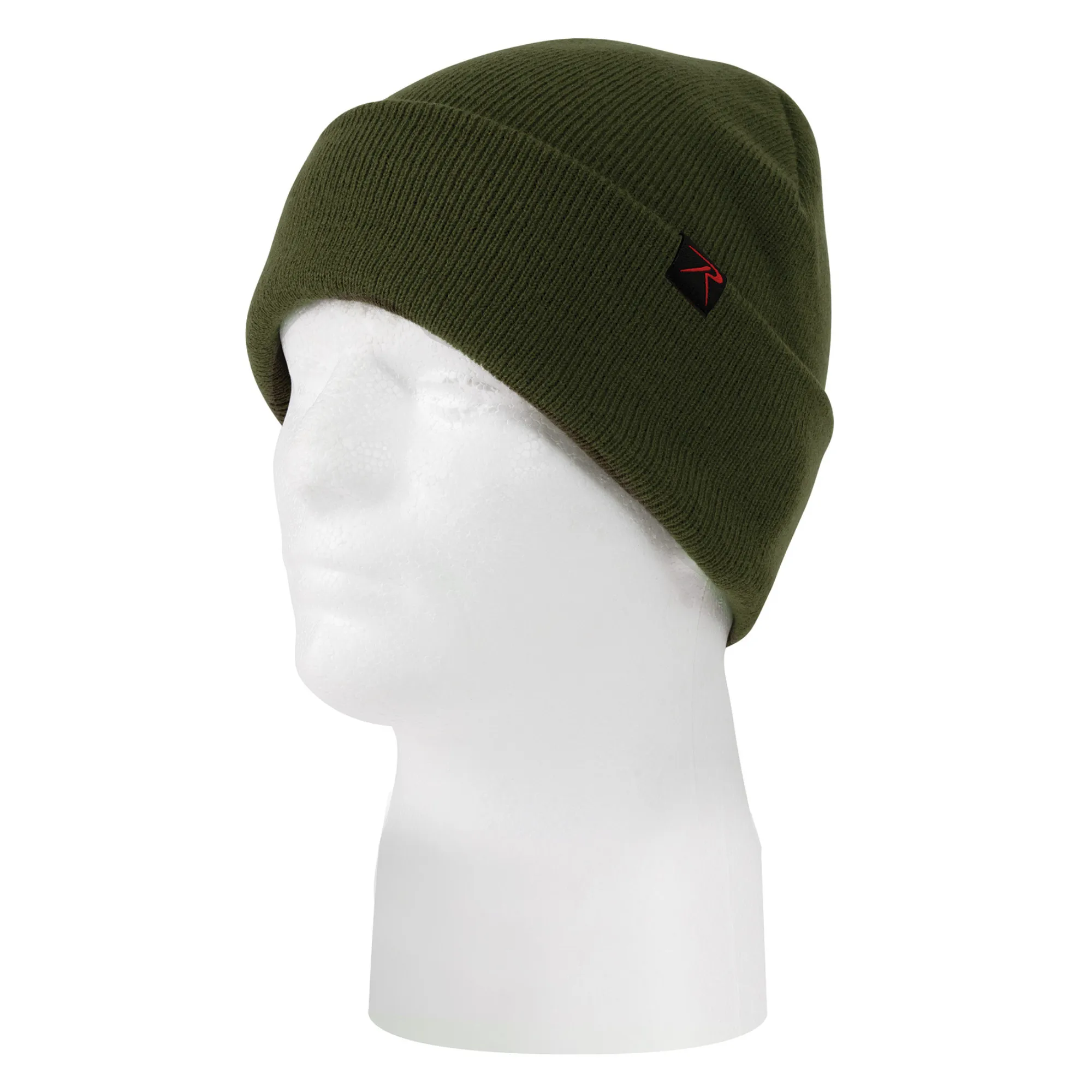 Ranger Green - Military Deluxe Fine Knit Watch Cap - Acrylic