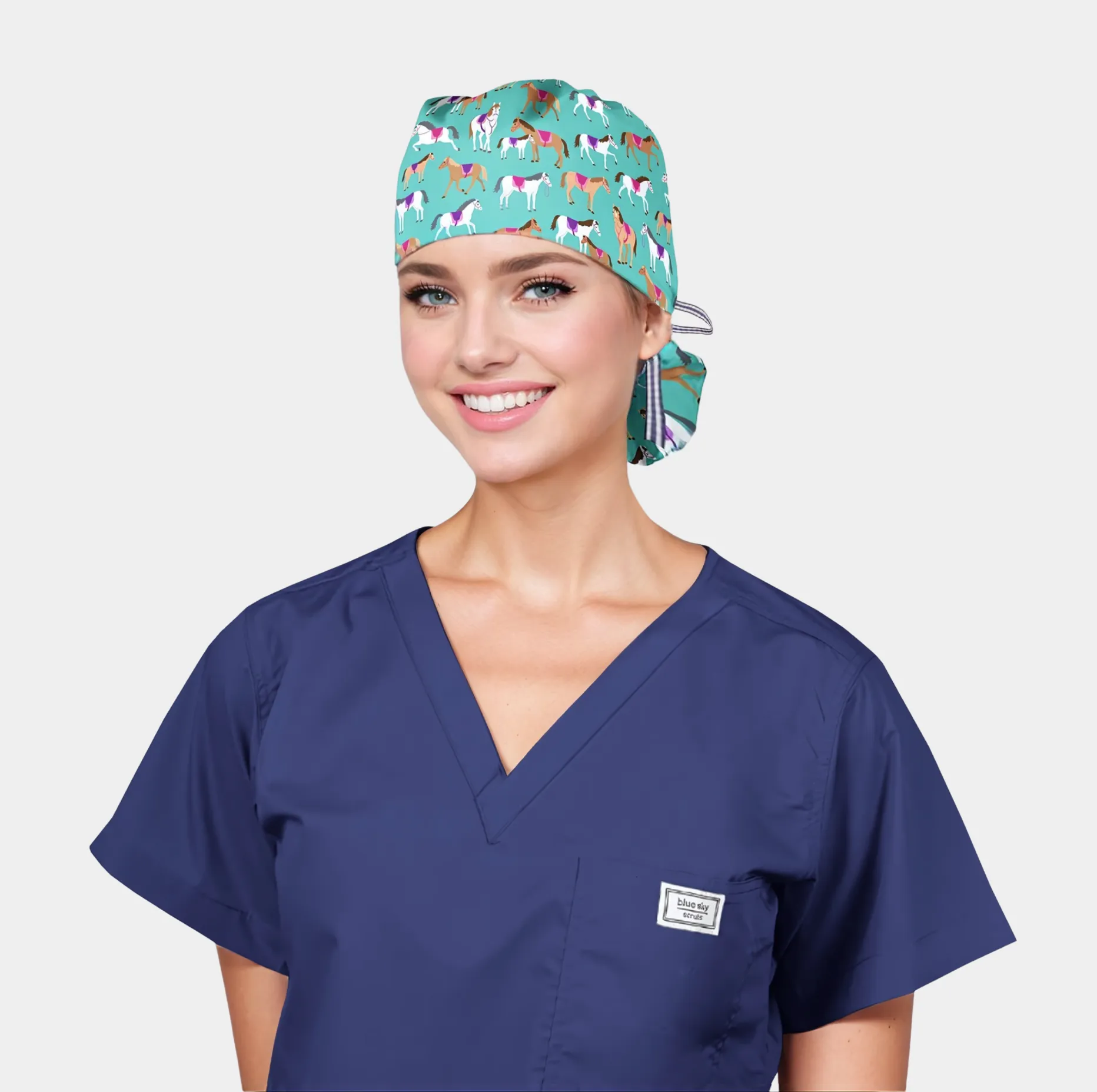 Saddle Up - Pony Surgical Head Caps