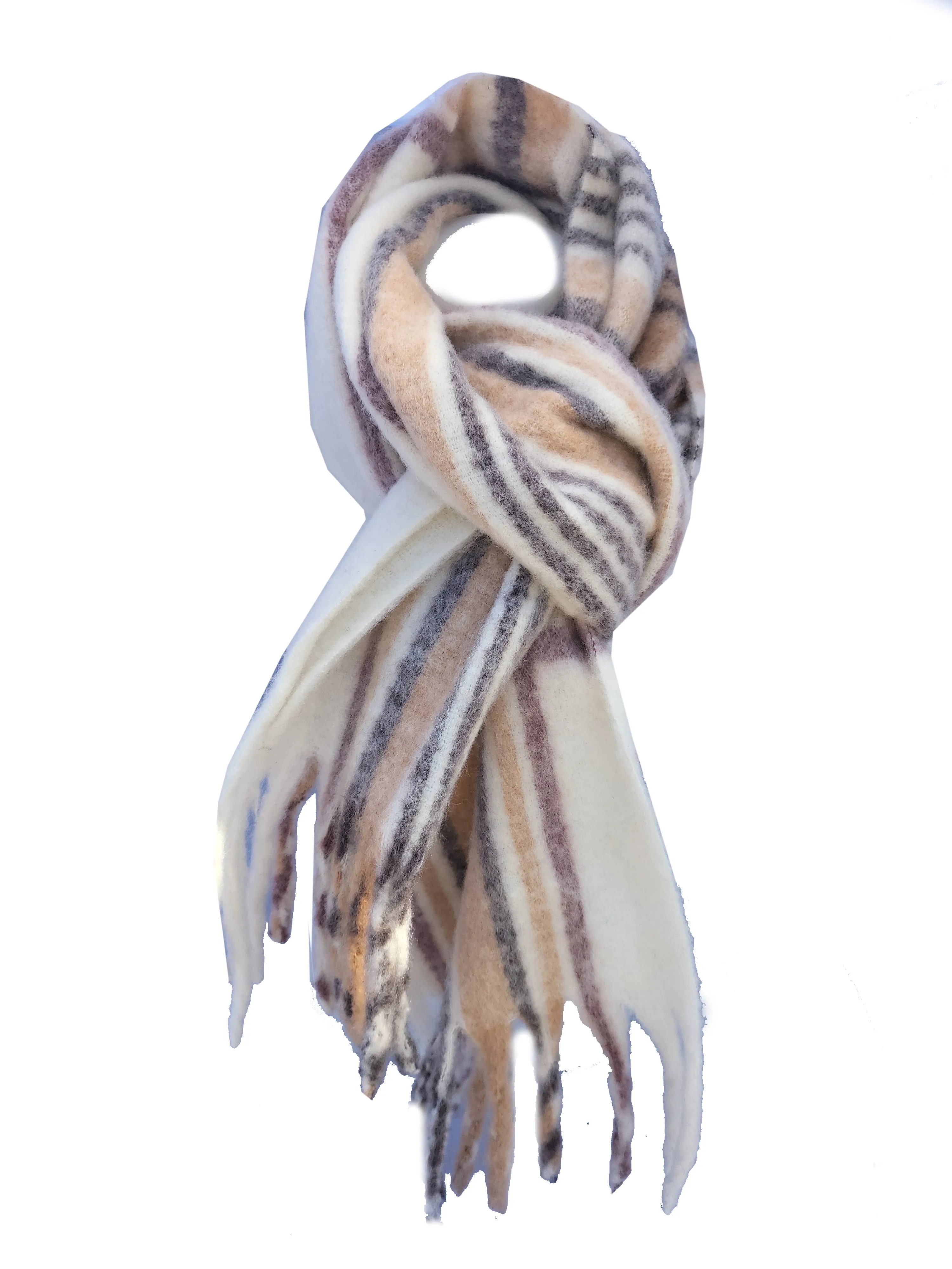 SIMPLE - RMD220315 - Thick Check Winter Scarf