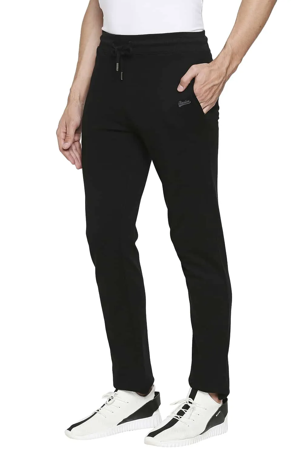 Slim Fit Solid Track Pants