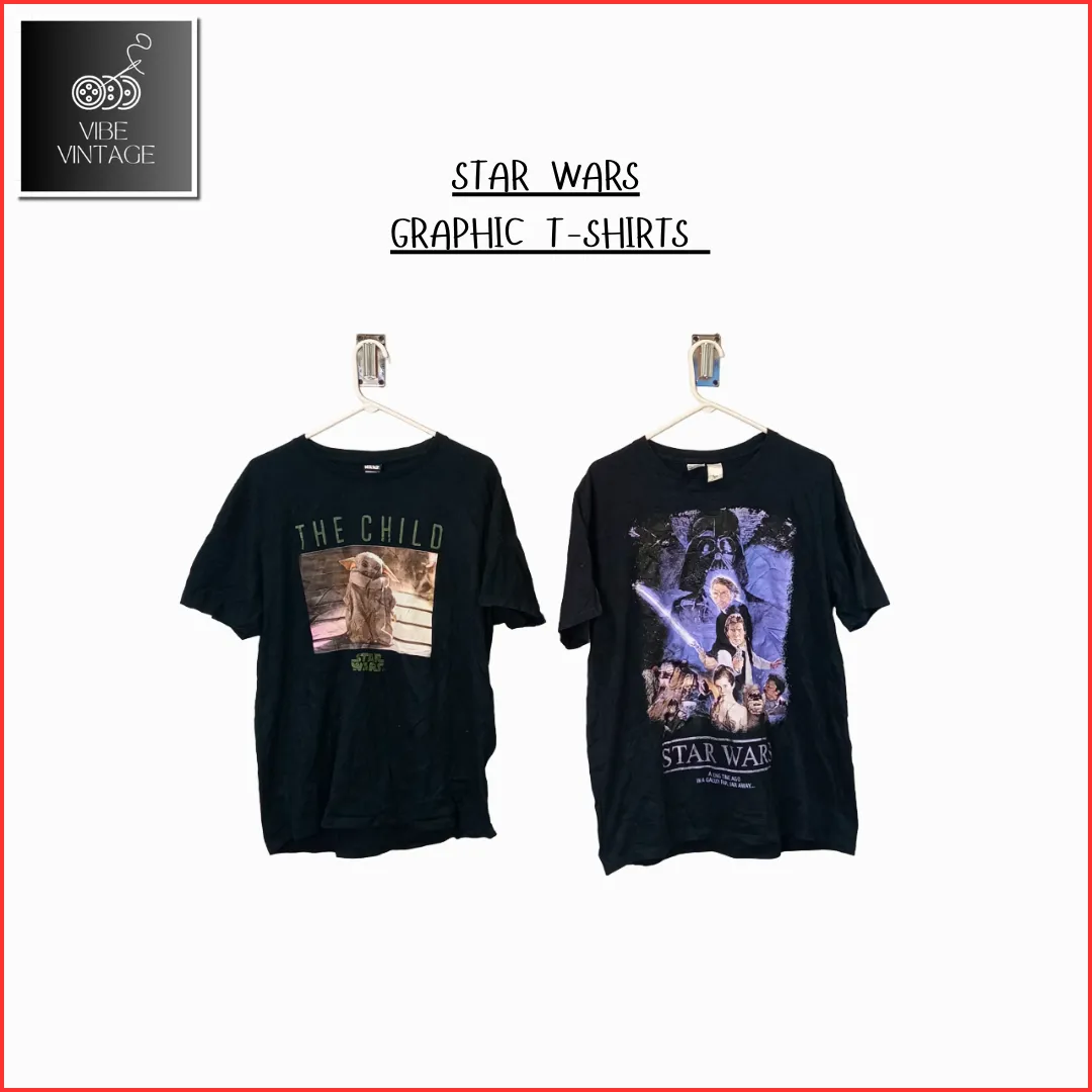 STAR WARS GRAPHIC T-SHIRTS - 30 PCS (BUNDLE 3)