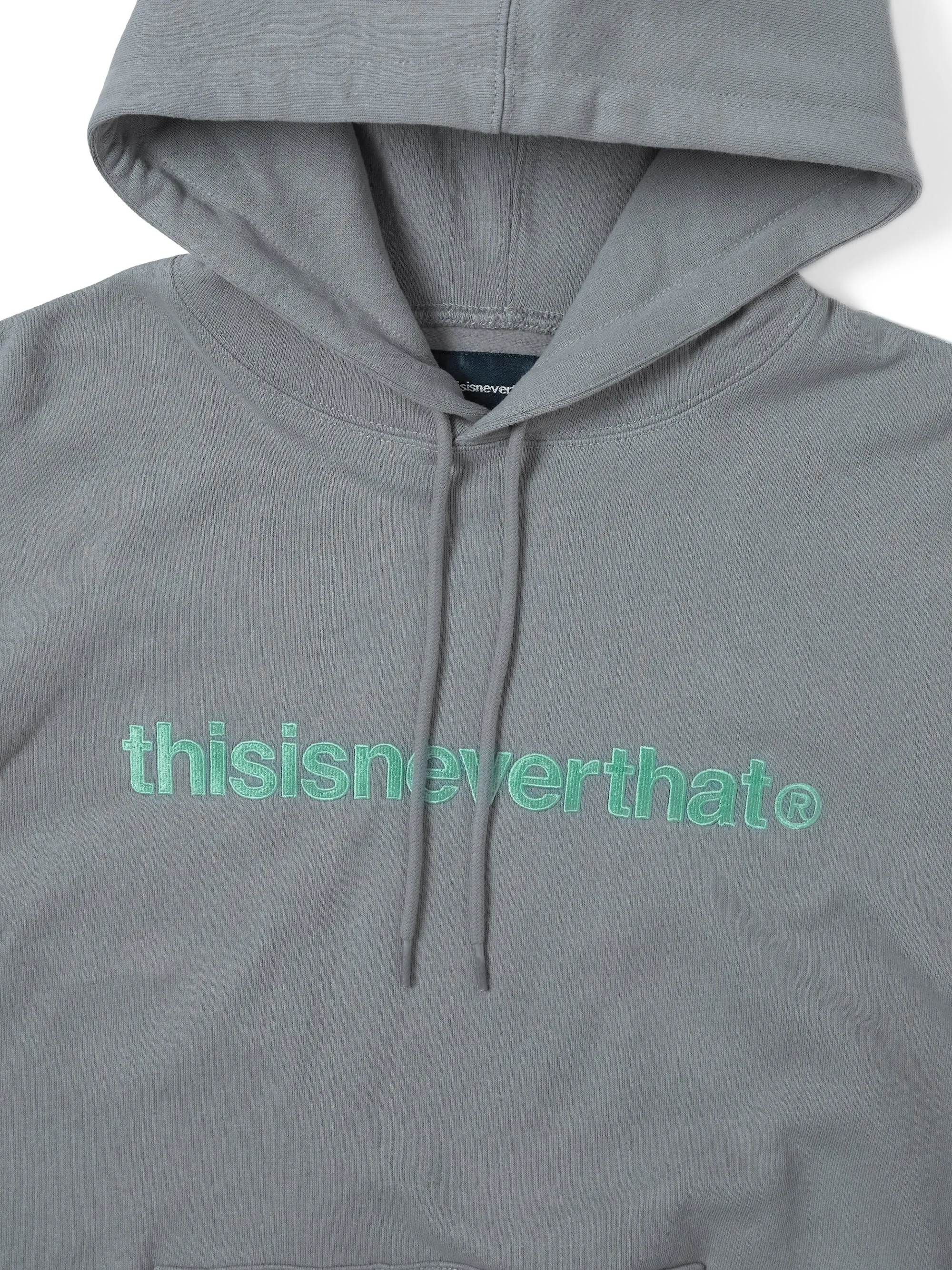 T-Logo Hoodie Concrete / THIS IS NEVER THAT