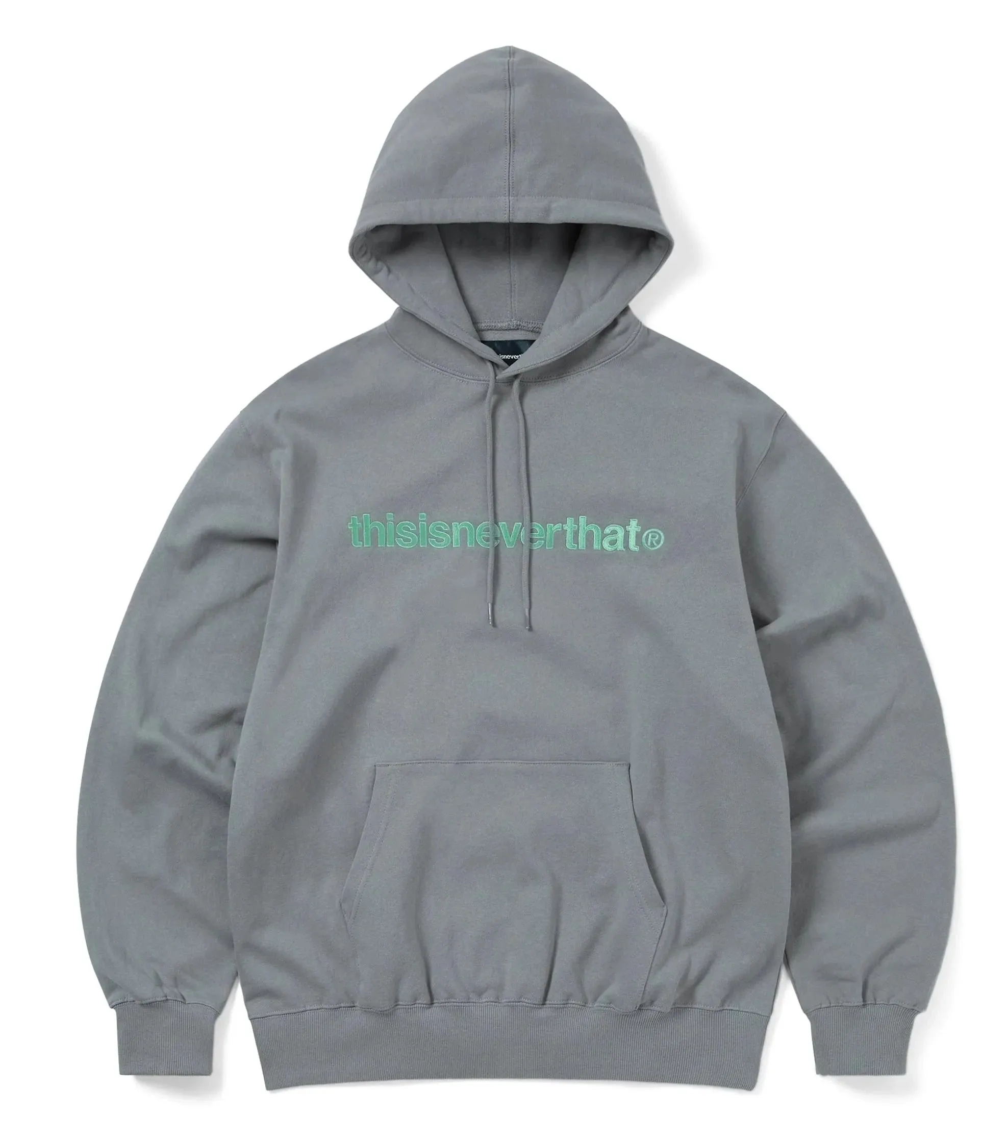 T-Logo Hoodie Concrete / THIS IS NEVER THAT