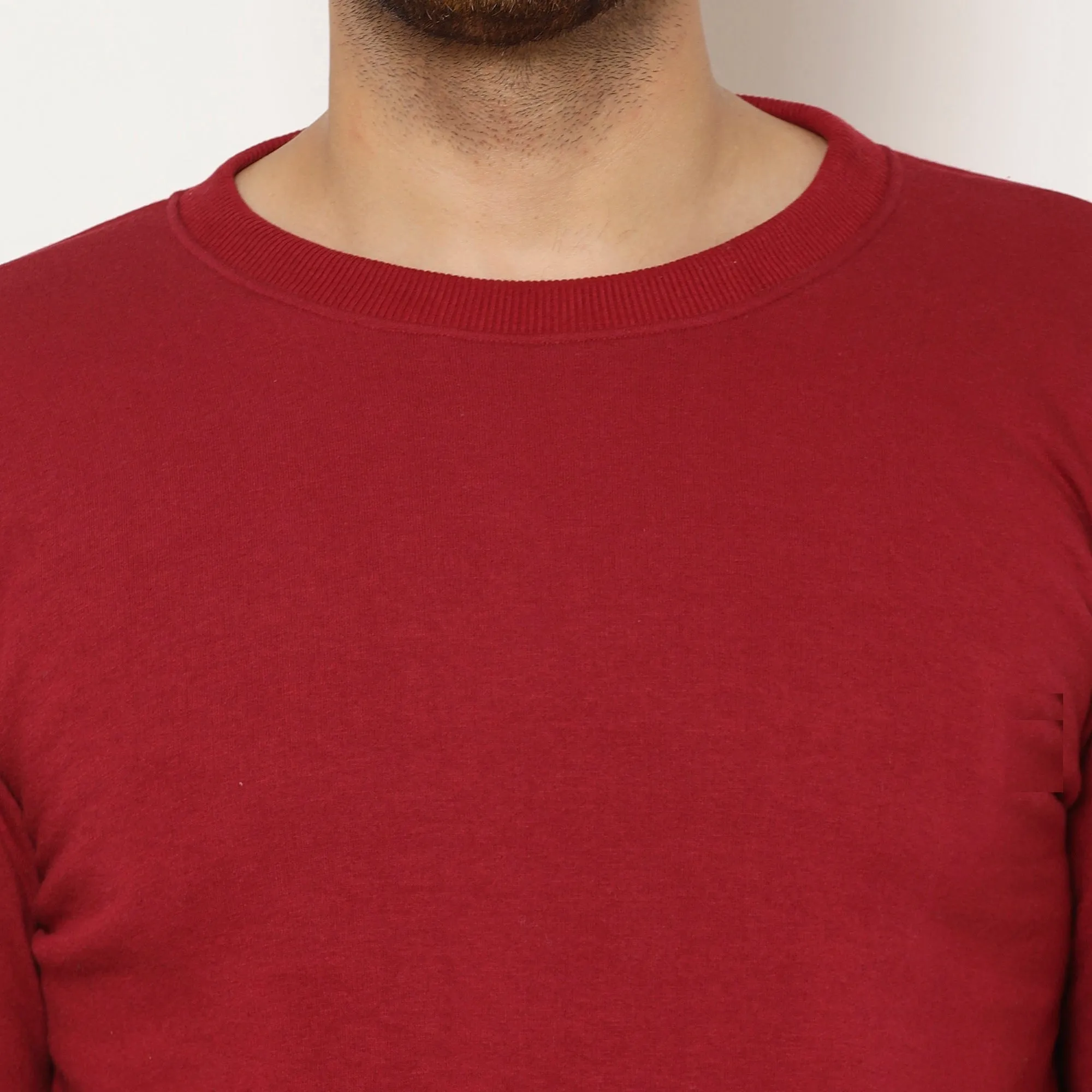 Vimal Jonney Fleece Round Neck Sweatshirt for Men